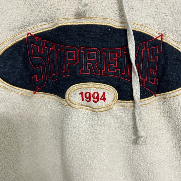 Supreme Inside Out 1994 Hoodie - Light Gray - Picture 2 of 4